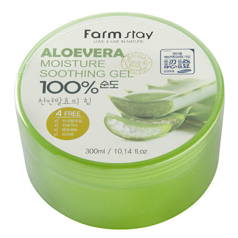 Farmstay Aloe Vera Moisture Sooth - Многофункциональный смягчающий гель с экстрактом алоэ вера