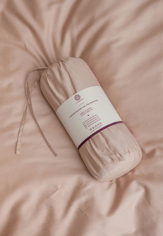 Простыня на резинке 160x200x30 Luxberry SR бежевая