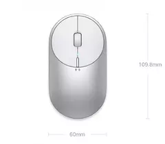 Беспроводная компактная мышь Xiaomi Mi Portable Mouse 2, серебристый