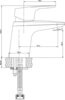 Aquanet AF410-10C AF410-10C Aquanet Magic, смеситель для умывальника, хром (237449)