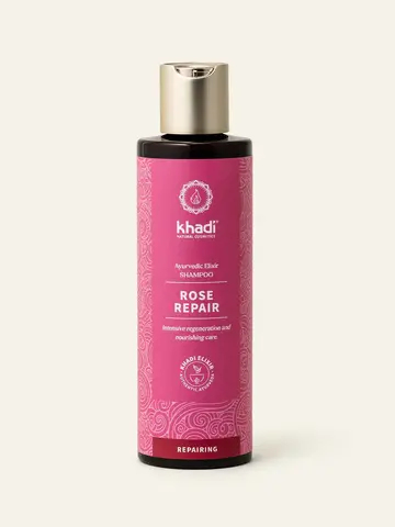 РОЗА восстанавливающий шампунь Khadi Naturprodukte, 210 мл