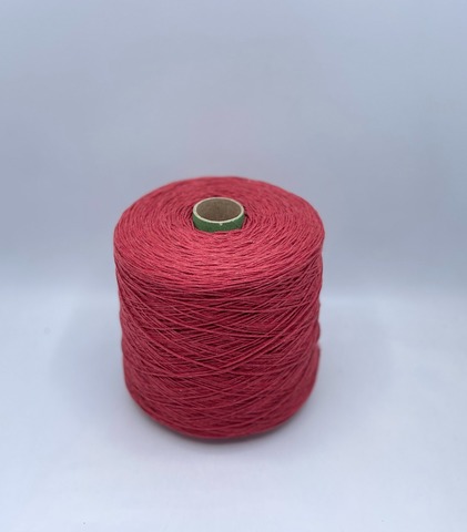 Бобинная пряжа (пр.Италия), art.Cotone, 350м/100 гр. 100%Хлопок, цвет-Клубничный смузи , арт.34875