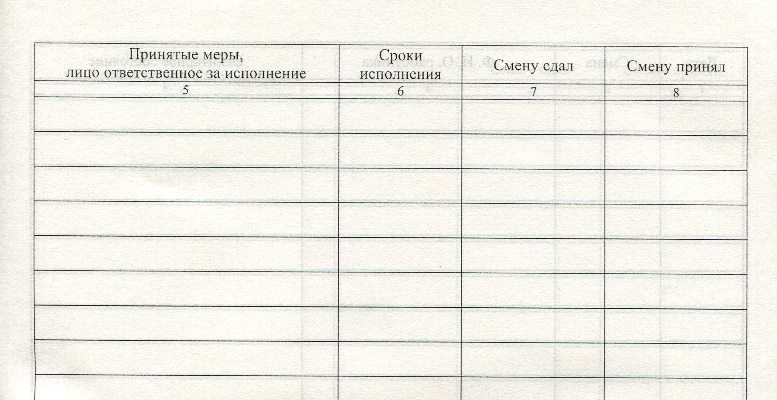 Журнал приема на работу образец