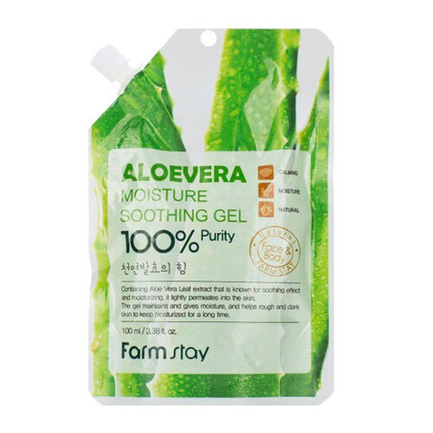 Farmstay Aloe Vera Moisture Sooth - Многофункциональный смягчающий гель с экстрактом алоэ вера