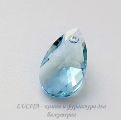 6106 Подвеска Сваровски Капля Aquamarine (22 мм)