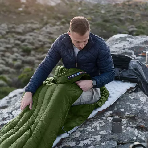 Пуховый спальный мешок Naturehike CWM 295 утиный пух