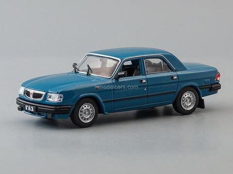 GAZ-3110 Volga 1997  aquamarine 1:43 DeAgostini Auto Legends USSR #257