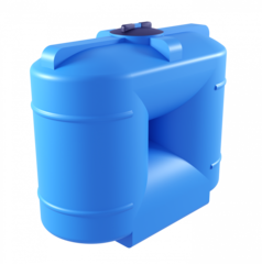 Ёмкость пластиковая пищевая Мультпласт В-1000 1000 л. прямоугольная (153x76x131см;40кг;синий) - арт.555434.3