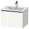 Duravit D-Neo Тумбочка подвесная, 440x610x462, 1 ящик, цвет: белый высокоглянцевый DE426102222