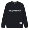 Свитшот Unaffected Reflective с принтом чёрный