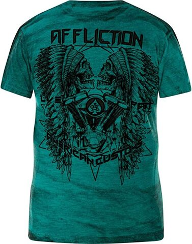 Affliction | Футболка мужская AC COPPERHEAD BEND A23938 спина