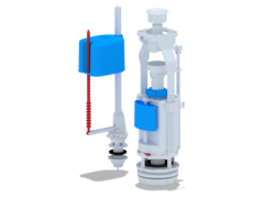 Арматура к смыв. бачку 2-ух Кноп. металл нижн/подв. WC3550М ЭКОНОМ