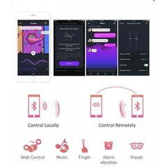 Вибратор Magic Motion NYX, красный