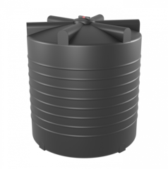 Емкость для технической воды Мультпласт KР-5000 5000 л. вертикальная (1950x1950x2100см;115кг;черный) - арт.552060