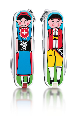 Нож-брелок Victorinox Classic LE 2014, 58 mm Appenzeller (0.6223.L1401)