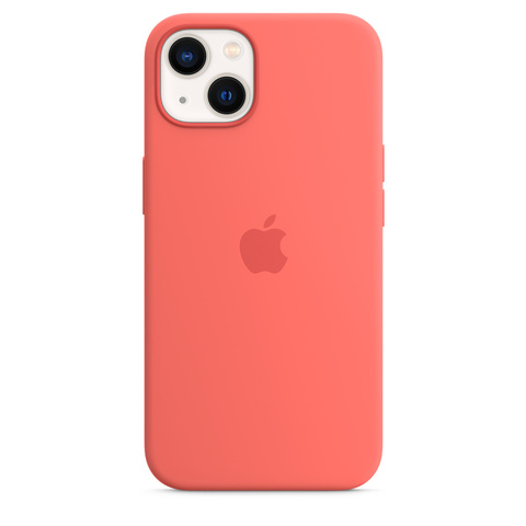 iPhone 13 Silicone Case with MagSafe Pink Pomelo