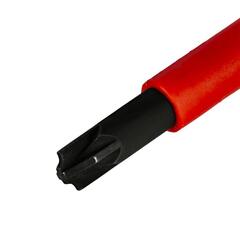 Отвертка диэлектрическая КОБАЛЬТ Ultra Grip FL/PZ-2 х 100 мм CR-V, двухкомпонентная рукоят (799-734)