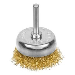 Щетка крацовка чашечная со шпилькой латунь RemoColor