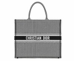 Сумка Dior Book Tote черный/белый