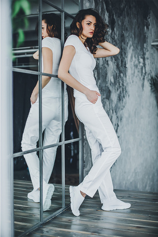 Брюки женские м510 сансара белый