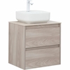 Aquanet 287884 Тумба Nova Lite 60 2 ящ. цв. орех светлый (287884)