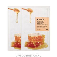 Тканевая маска с экстрактом маточного молочка MIZON Royal Jelly Essence Mask