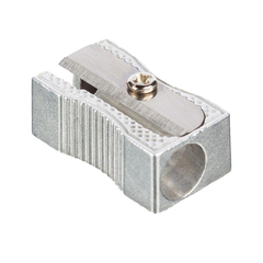 
          Точилка для карандашей металлическая 5 шт, MC-Basir, набор простых точилок на 1 отверстие