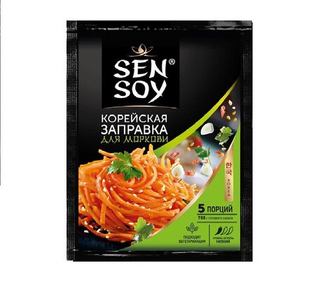 СЭН СОЙ Премиум Заправка для МОРКОВИ по-Корейски пакет 80г