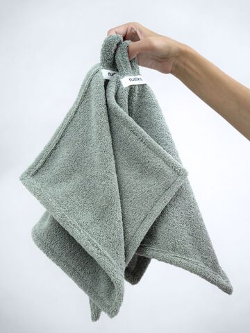 Сет махровых полотенец оливковый