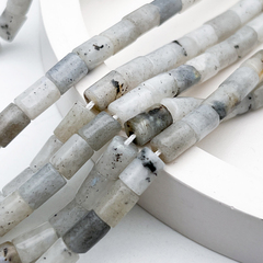 Лабрадор бусины, цилиндр, размер около 8*5,5 мм, цена за 22-23 шт (1/2 нити)