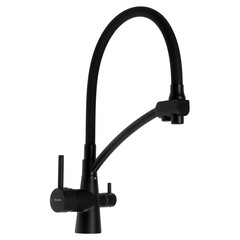 Смеситель для кухни с выходом для питьевой воды и силиконовым изливом Accoona A5179FF-13