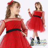 Платье (сетка, заколка)