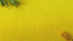 Фетр средней жесткости 2 мм, ш. 1 м, 215,4 гр/м2, жёлтый