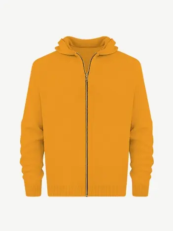 Толстовка на замке из шелка