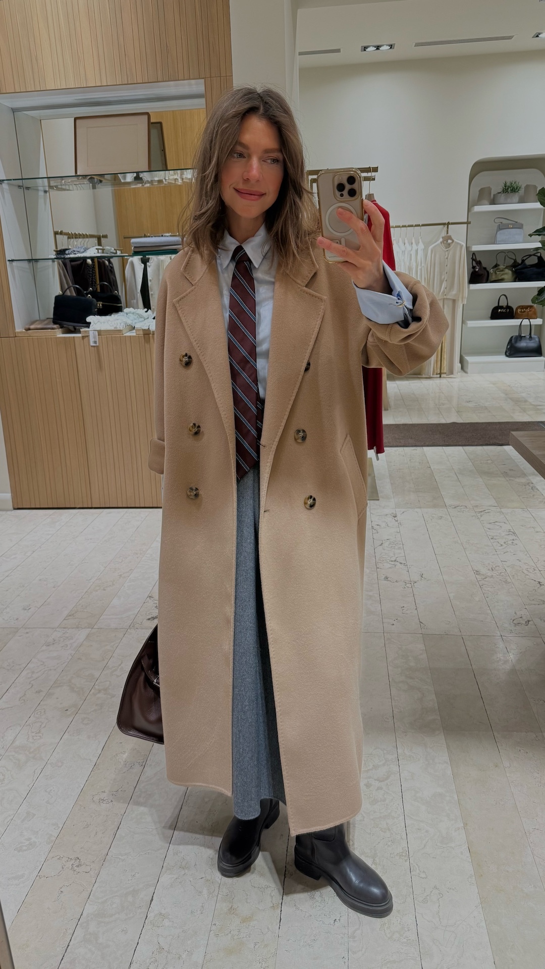 Пальто из чистой шерсти и кашемира Ручная работа PREMIUM QUALITY