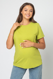 Футболка для беременных 13759 фисташковый