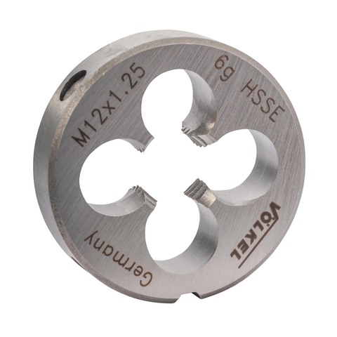 Плашка М12х1,25 DINEN22568 HSSE 6g 38х10мм Volkel 56446