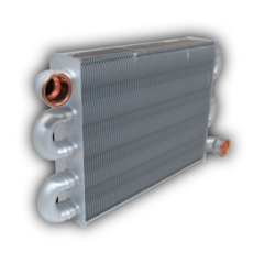 Теплообменник основной 24 кВт (225мм) Varme Light 12-24 кВт Immergas Eolo Mythos Federica Bugatti