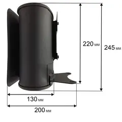 Глушитель DDE G550/ G550E/ 650E3 (917-408-098)