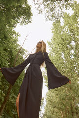 Жакет укороченный рукав клёш