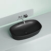 Ceramica Nova Element CN6049MB Умывальник чаша накладная овальная, 60x38, цвет: чёрный матовый