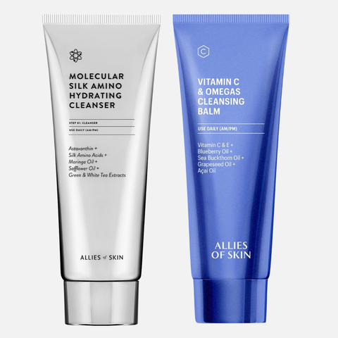СОЮЗНИКИ КОЖИ Набор для двухэтапного очищения / ALLIES OF SKIN Double cleansing duo