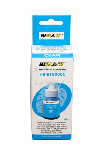 Контейнер с чернилами Hi-Black (HB-5000) для Brother DCPT300, 500W, 700W, C, 45ml