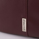 Сумка Саломея 479 наппа бордо + черный