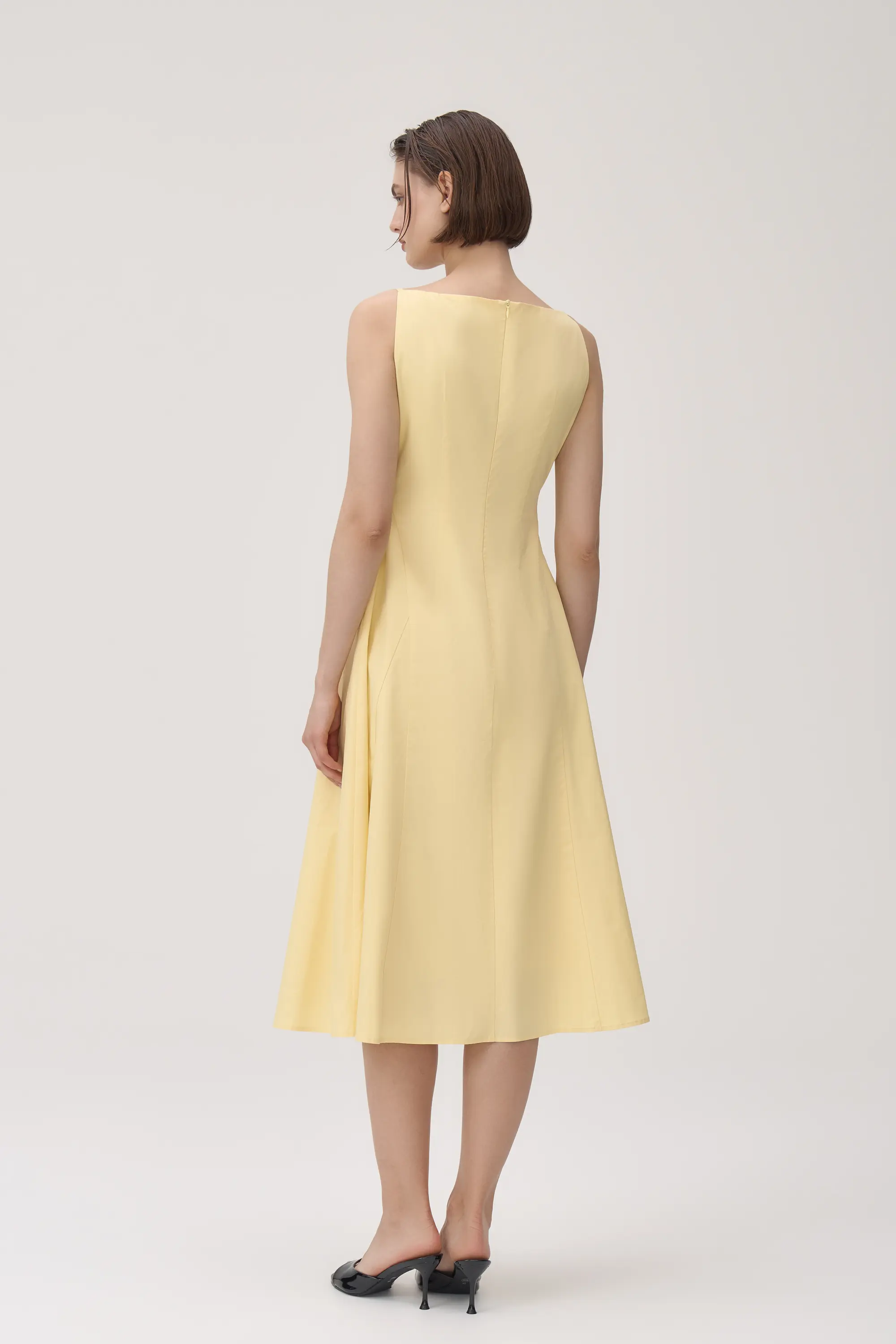 Платье миди из хлопка