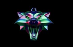 Силиконовый молд Голова ведьмака средняя