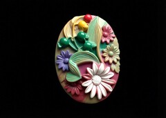 Силиконовая форма Камея Букет № 39