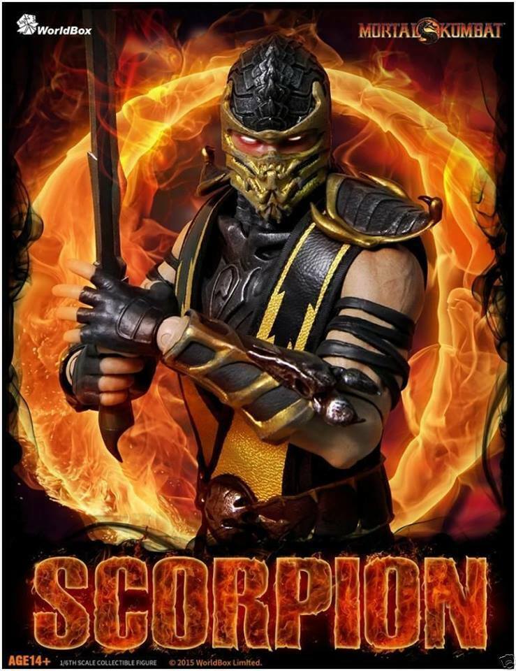 Mortal kombat scorpion figure shop