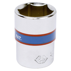 KING TONY (233512M) Головка торцевая стандартная шестигранная 1/4", 12 мм