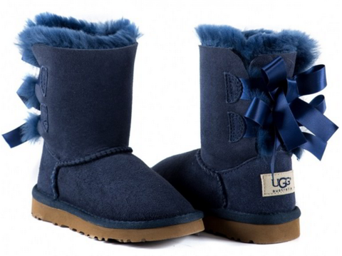 Ugg Kids Bailey Bow Navy